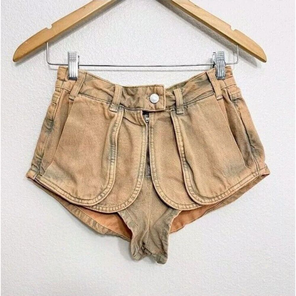 Free People We The Free 27 Prince Street Hi Rise Shorts Breakthrough Denim NWOT